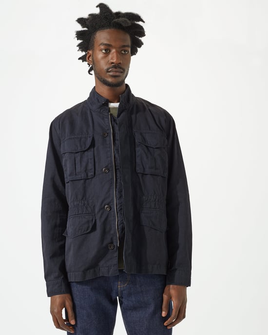 Cotton Linenen Field Jacket