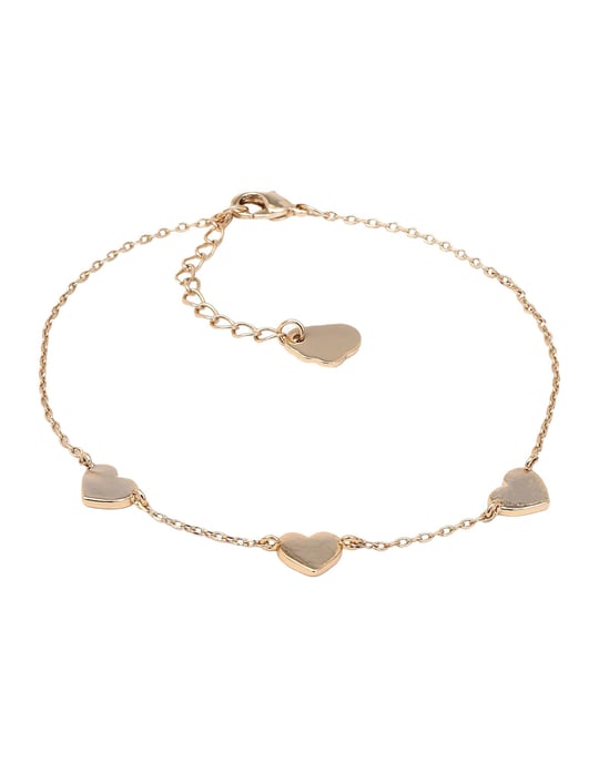 Estella Bartlett Gold Plated Heart Bracelet