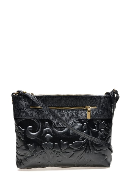 Renata Corsi SS22 RC 8087 Black Leather Bag - Image 1