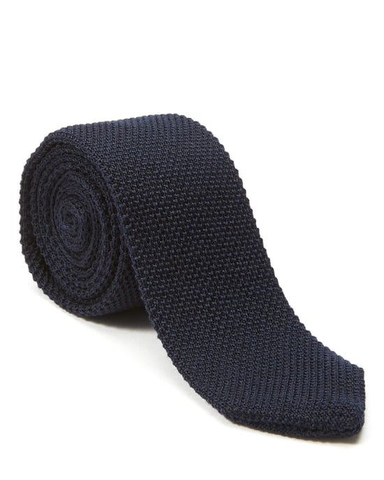 Pique Wool Knitted Tie