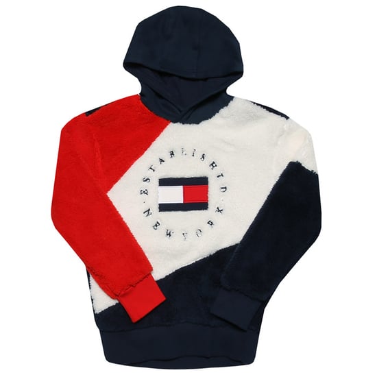 Boy's Tommy Hilfiger Infant Teddy Hoody in Navy