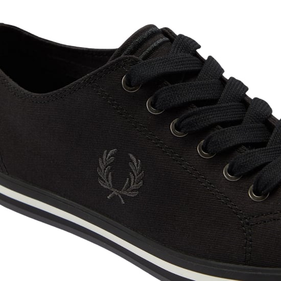 Fred Perry Kingston Twill Black Shoes
