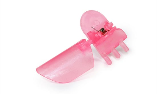 Nail Polish Protection Clipper Protector Plastic Clip Tip - Pink