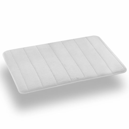 Memory Foam Bath Mat White