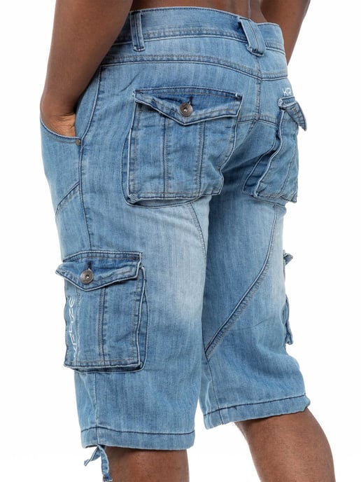 Kruze Mens Cargo Combat Shorts