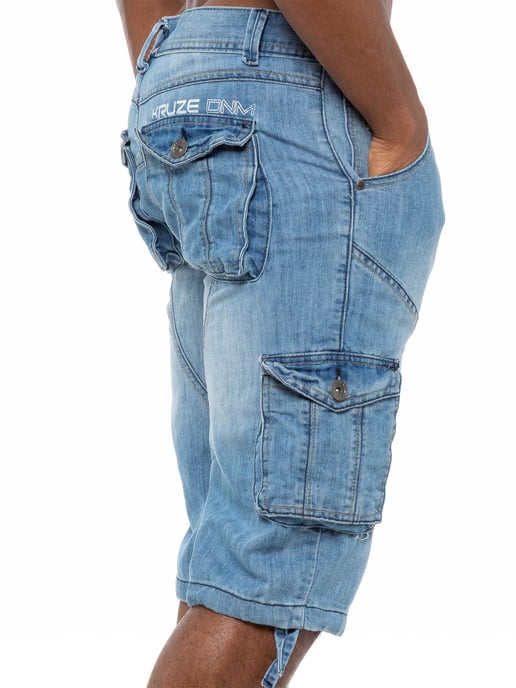 Kruze Mens Cargo Combat Shorts