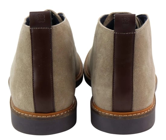 Mens Sand Suede Lace Up Chukka Boots