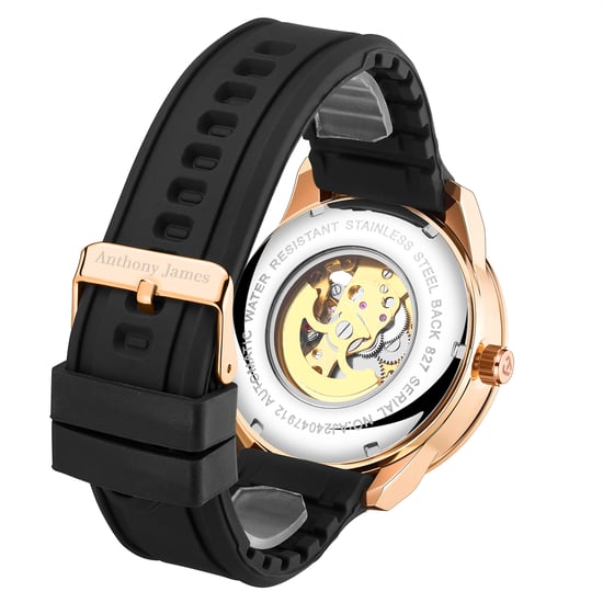 Hand Assembled Anthony James Limited Edition Expedite Automatic Rose