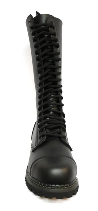 Grinders Unisex Black Punk Military Boots-King CS