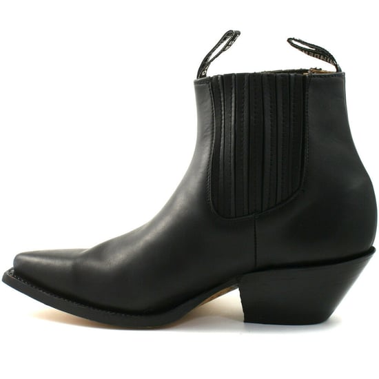 Grinders Unisex Black Western Chelsea Boots- Mustang