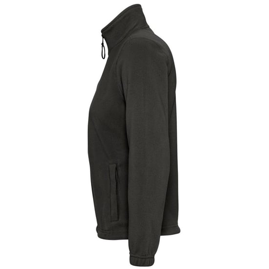 SOLS Womens/Ladies North Full Zip Fleece Jacket (Black) - Image 3