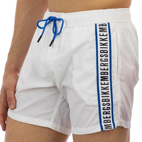 Bikkembergs Men Swimshorts Tape Blue - Image 4