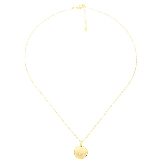 Orphelia 'Linn' Women's 925 Sterling Silver Set: Chain-Pendant + Earrings - Gold SET-7130/G
