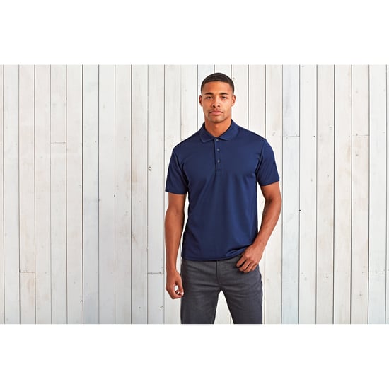 Premier Heren Duurzaam Poloshirt (Franse marine) - Image 3