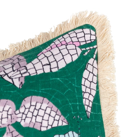 furn. Cypressa Floral Mosaic Cushion Cover - Image 4