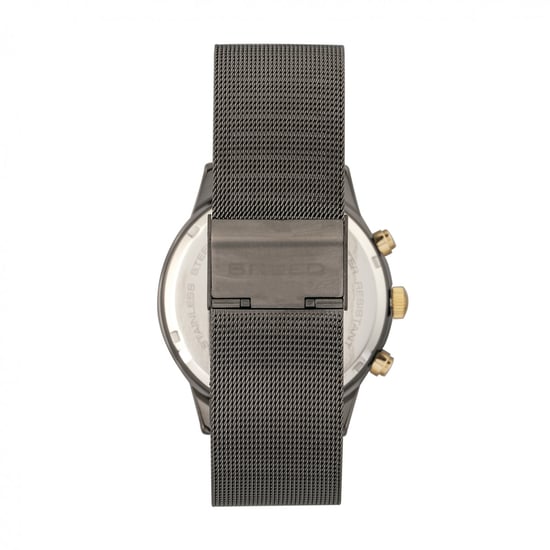 Breed Espinosa Chronograaf Horloge met Mesh-Armband en Datum - Image 2