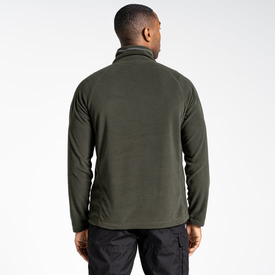 Craghoppers Mens Expert Corey 200 Half Zip Fleece Top (Dark Cedar)