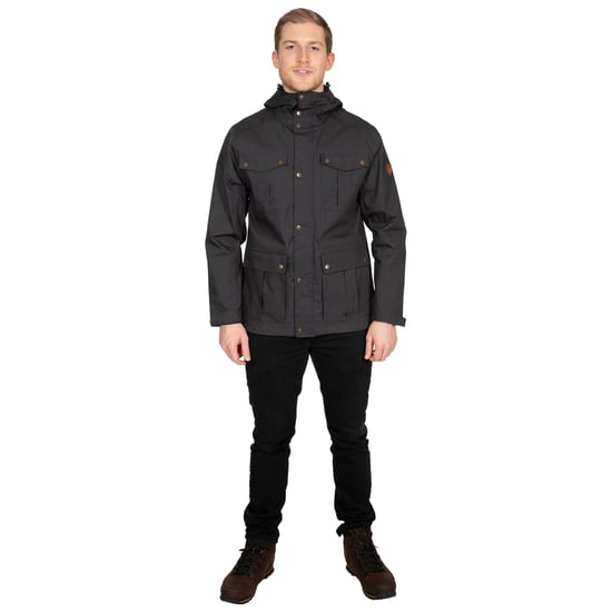 Trespass Mens Raharra Waterproof Jacket (Dark Grey) - Image 6