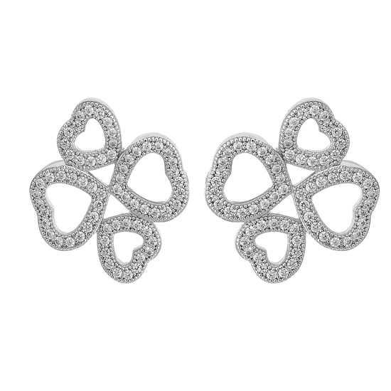 Orphelia 'Rilla' Dames 925 Sterling Zilveren Oorbellen - Zilver ZO-7356 - Image 1