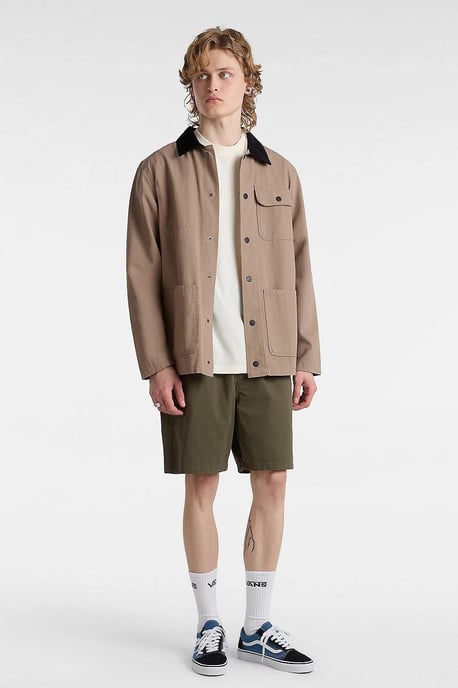 VANS Men’s Drill Chore Jacket in Military Khaki - Image 3