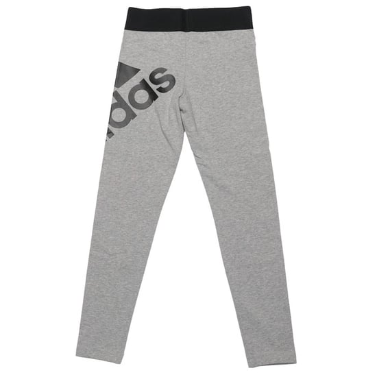 Girl's adidas Junior Must Have Leggings in Grey - Image 2