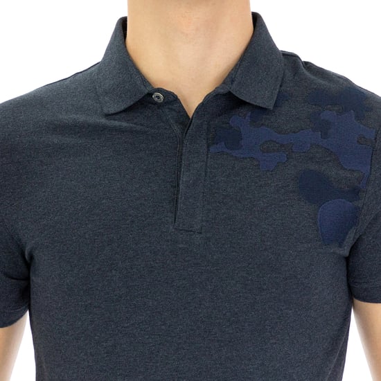 Emporio Armani Men Polo Shirt Half sleeve Navy - Image 4