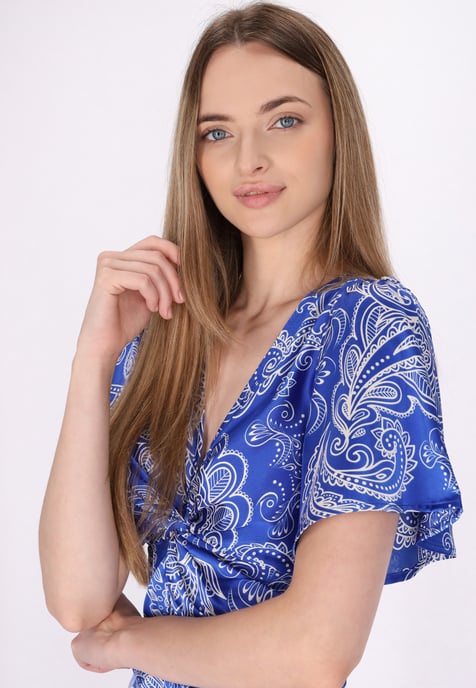 Dreimaster Jurk Dames wit lila - Image 5