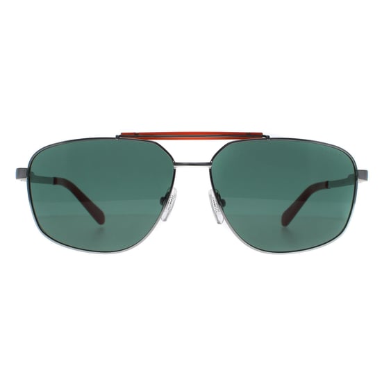 Guess Aviator Mens Shiny Gunmetal Green GU00054