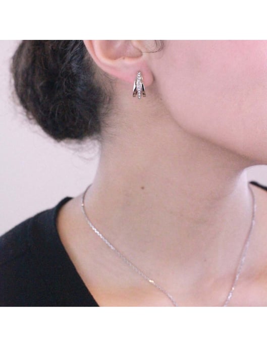 Aurielle Square Set - Silver and Crystal - Image 4