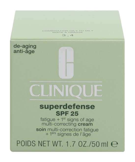 Clinique Superdefense Fatigue + 1st Signs of Age Multi-Correcting Cream for Combination Oily to Oily Skin SPF25 - Image 2