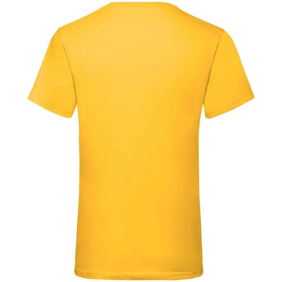 Fruit of the Loom Heren Waarde V Hals T-shirt (Zonnebloem) - Image 2