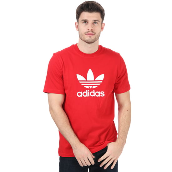 Men's adidas Originals Trefoil T-Shirt in Red