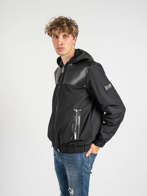 Les Hommes Jacket Windbreaker Men's Black - Image 3