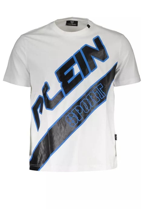 Plein Sport Men's White Cotton T-Shirt