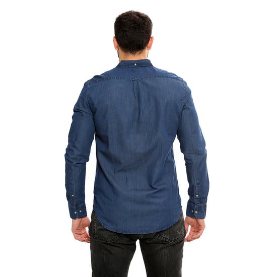 Gant Mens Regular Fit Shirt | The Indigo Shirt - Image 3