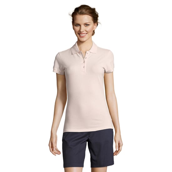 SOLS Vrouwen/dames Mensen Pique Korte Mouw Katoenen Poloshirt (Lichtroze) - Image 5