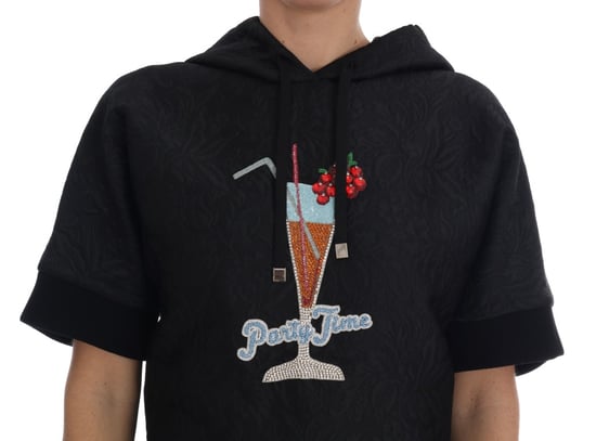 Dolce & Gabbana Svart Sagokristallhuva Tröja - Image 4