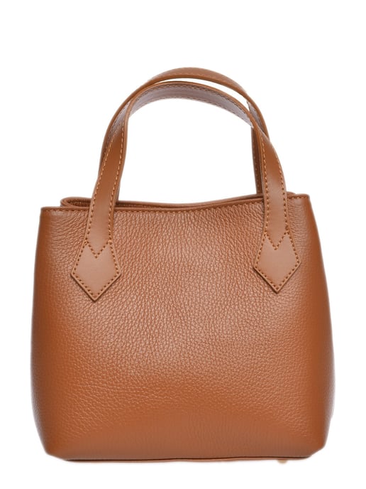 Luisa Vannini Bruin Rundleer Tas - Image 6