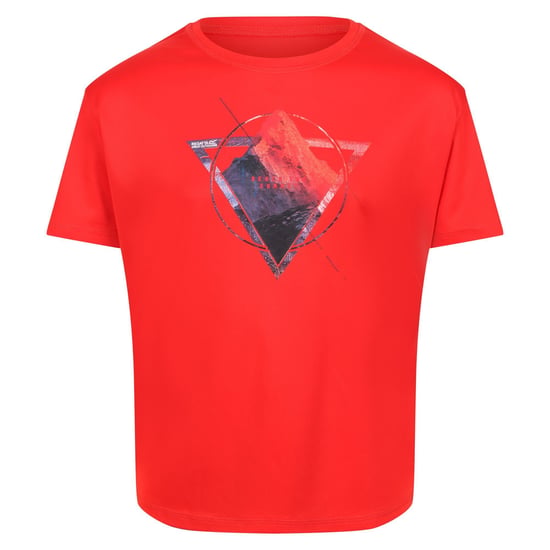 Regatta Childrens/Kids Alvarado VI Mountain T-Shirt (Fiery Red)