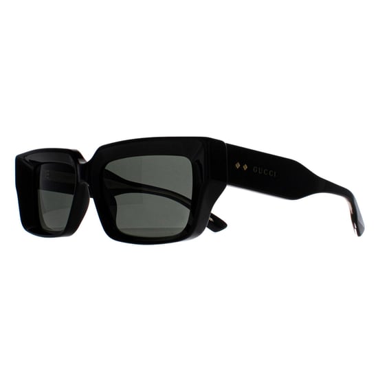 Gucci Rectangle Womens Black Grey GG1529S - Image 2