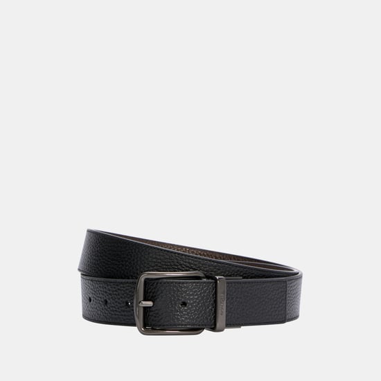 Wide Belt Mix Harness Gift Box in Pebbled Leather