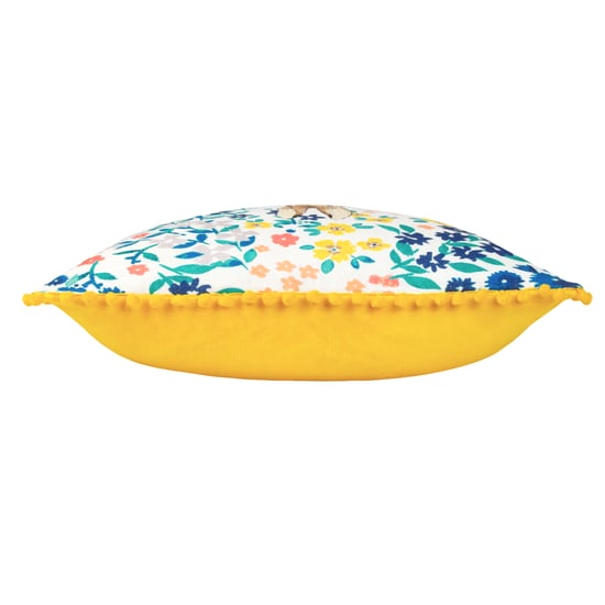 Peter Rabbit™ Florelli Mini Pom-Pom Kids Polyester Filled Cushion - Image 3