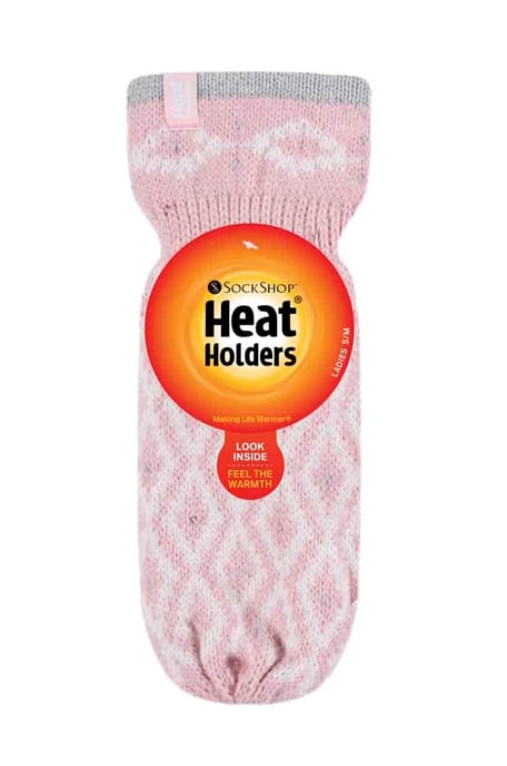 Heat Holders - Ladies Fleece Lined Insulated Winter Thermal Mittens - Image 2