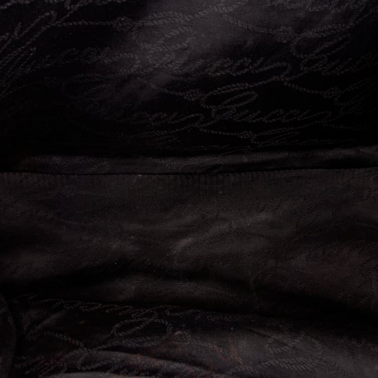 Vintage Gucci Guccissima Canvas Shoulder Bag Black - Image 5