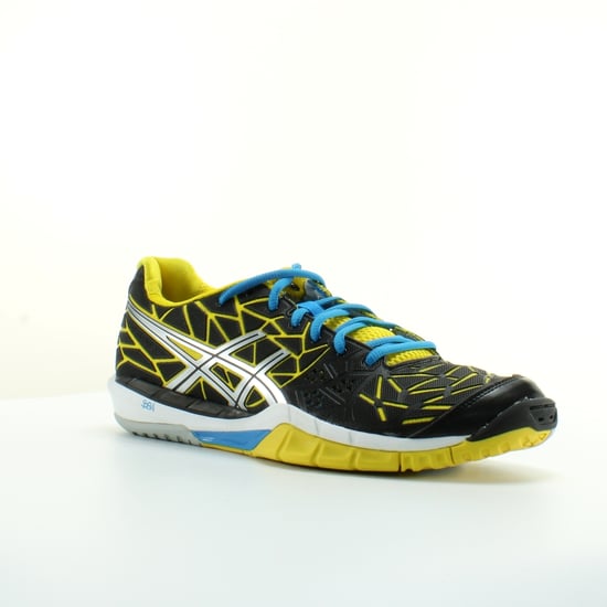 Asics Gel-Fireblast Womens Black Court Trainers - Image 2