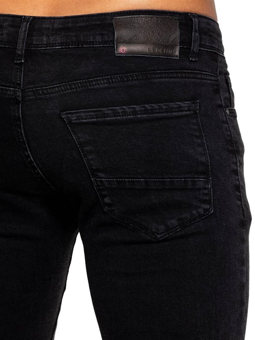 ETO | Mens Straight Leg Jeans - Black - Image 4
