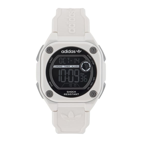 Adidas Originals City Tech Twee Unisex Witte Horloge AOST23062 - Image 1