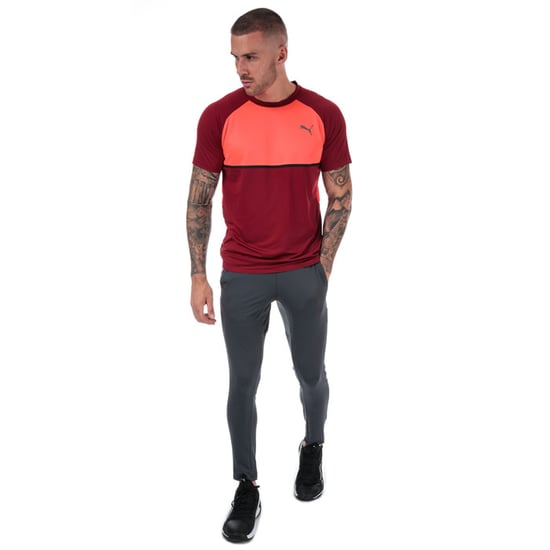 Men's Puma Power BND T-Shirt in Red