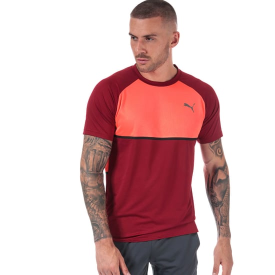 Men's Puma Power BND T-Shirt in Red