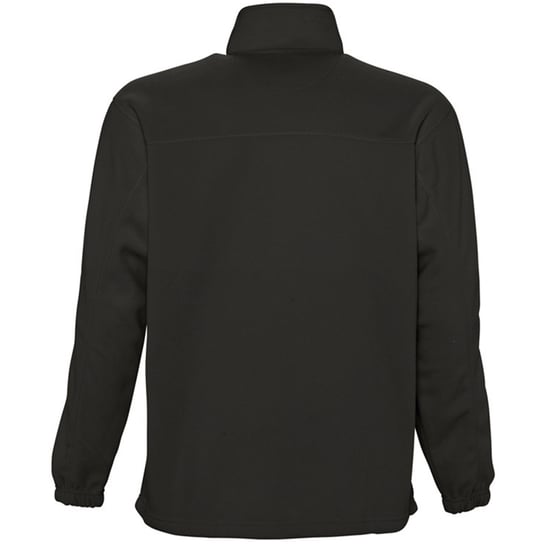 SOLS Ness Unisex Zip Neck Anti-Pill Fleece Top (Black) - Image 2